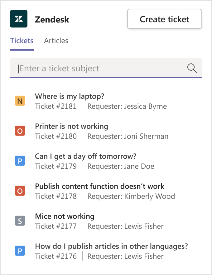 Working with tickets – Zendesk help